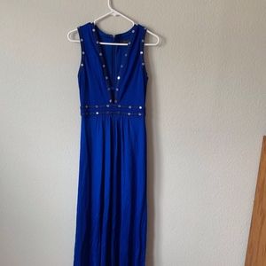 BCBG MAXAZRIA Blue Formal Dress